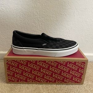 Vans Slip On (Checkboard Black/Black)